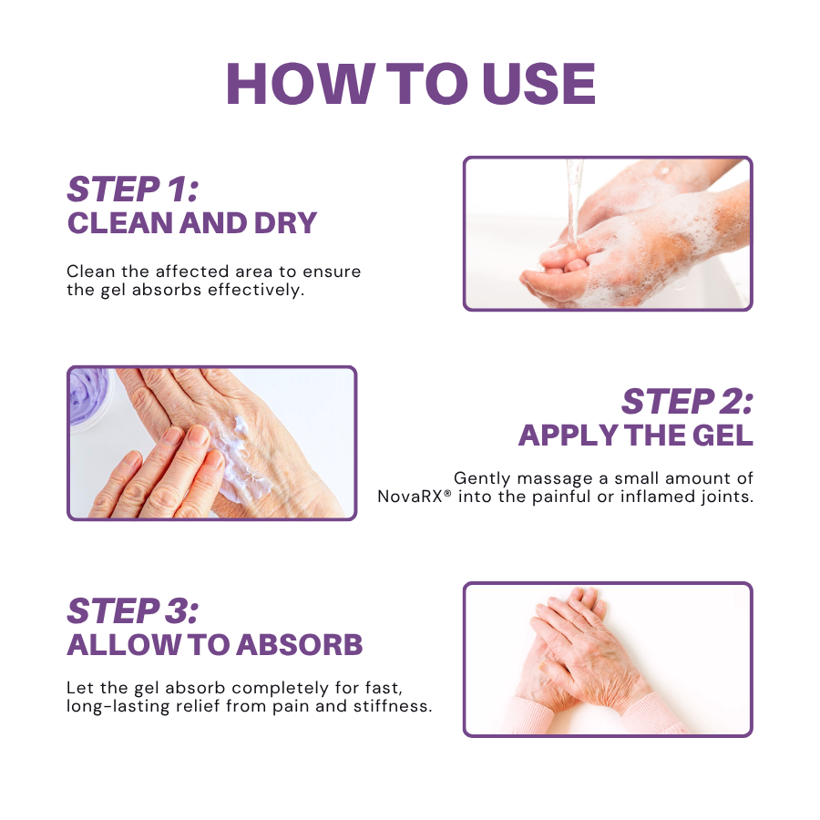 NovaRX® Turmeric & Emu Oil Arthritis Soothing Pain Relief Gel