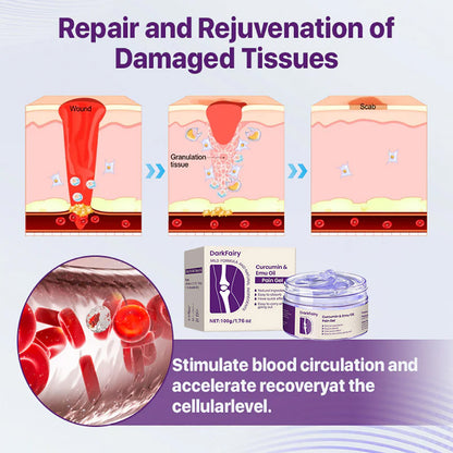 DarkFairy ®Curcumin & Emu Oil Pain Gel