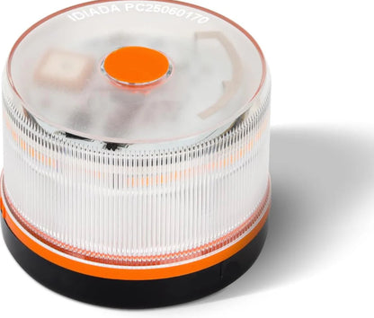 DF Luz de Emergencia V16 Aprobada por la DGT con Geolocalización 3.0 – Señalización de Ubicación para Automóviles, Plan de Datos Incluido – Base Magnética IP54 – Cumple con la Normativa 2026.